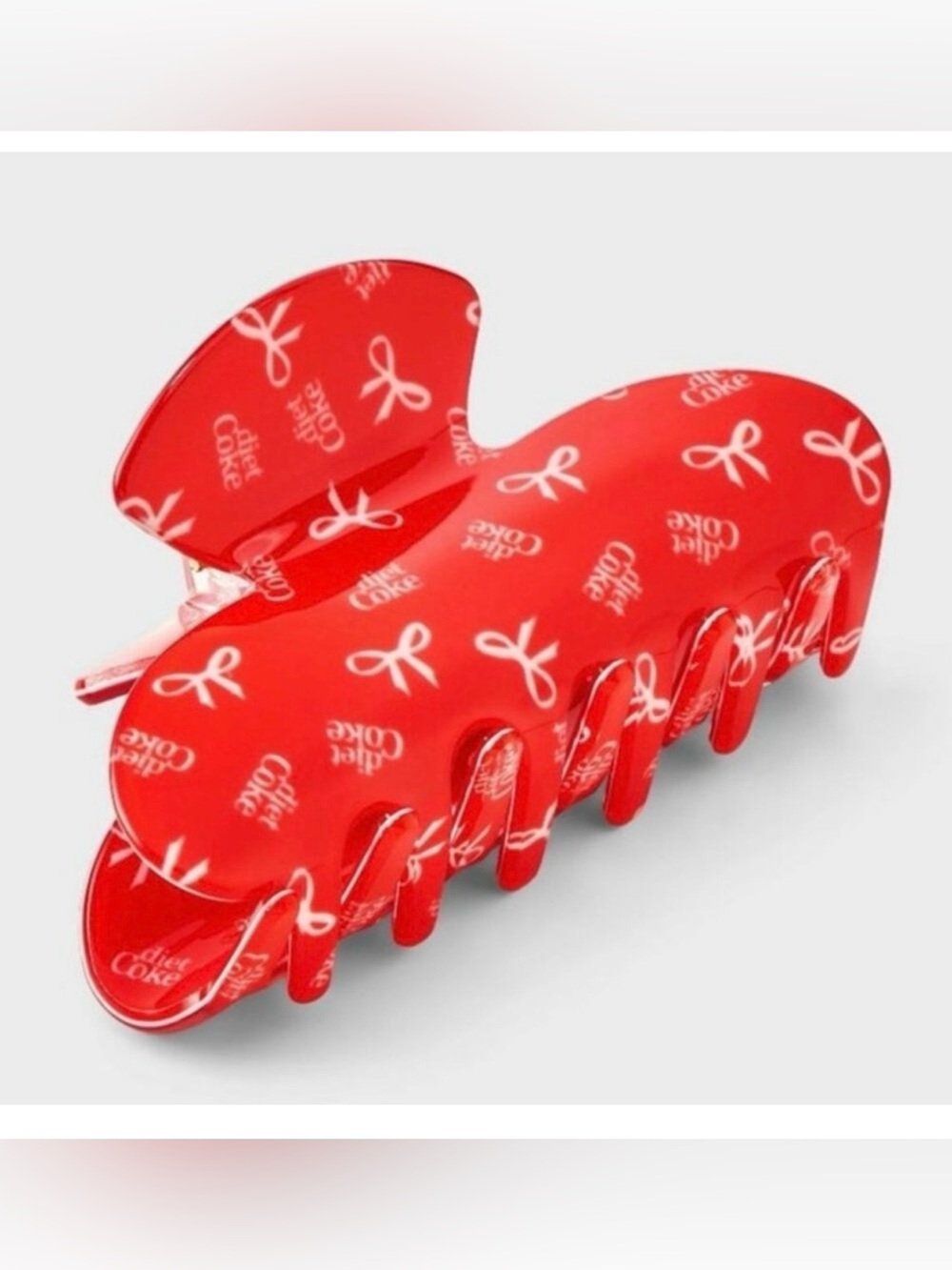 Target Red Diet Coke Hair Claw Clip